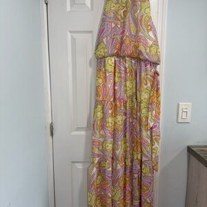 Julia Jordan Paisley Maxi Dress - Multicolor